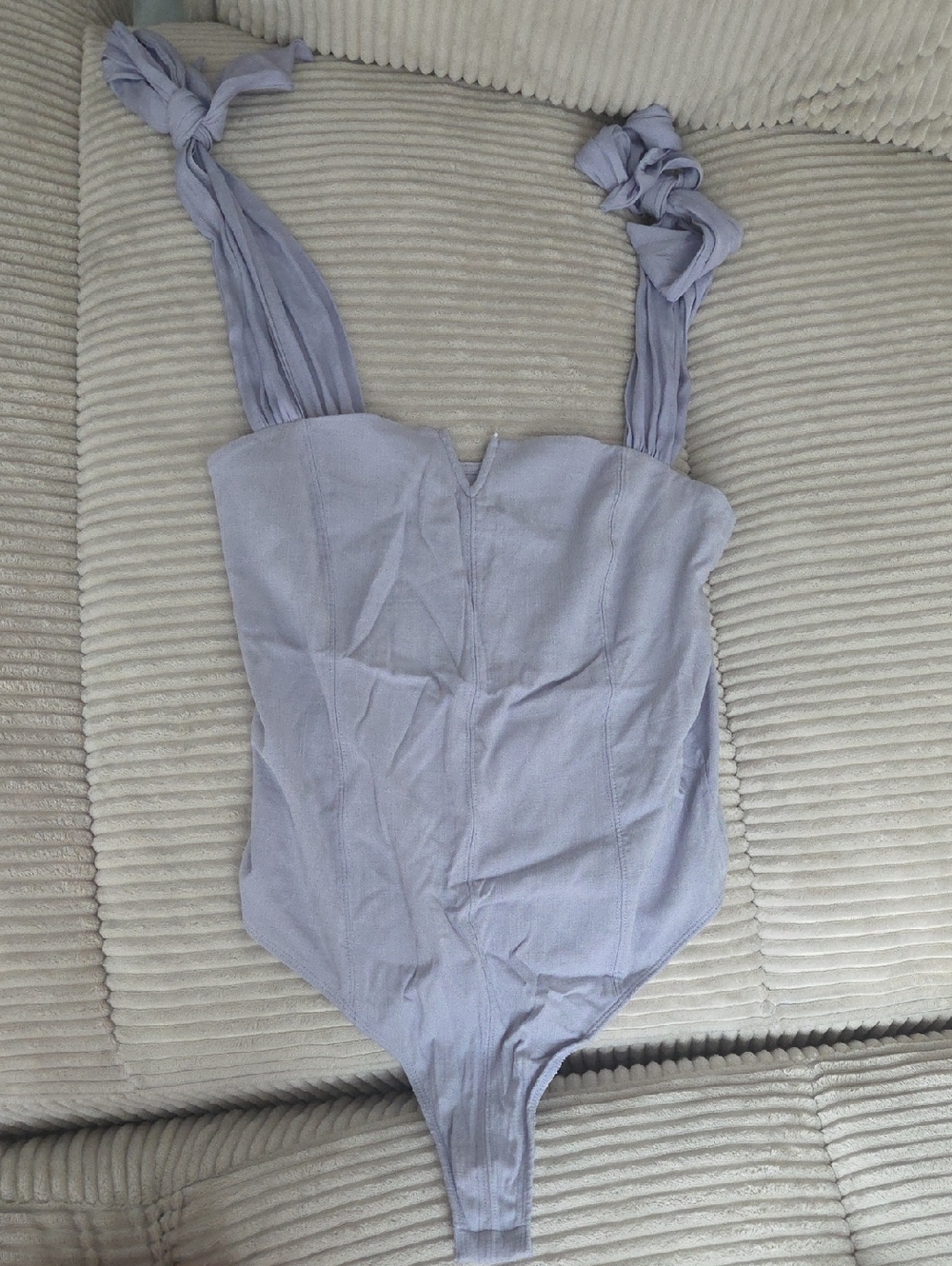 Free People Lavender Bodysuit
